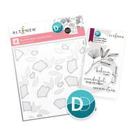 Altenew - Clear Photopolymer Stamps And Stencils - Dynamic Duo - Luscious Flora