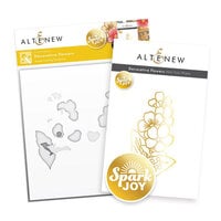 Altenew - Stencil - Spark Joy - Decorative Flowers