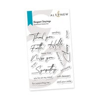 Altenew - Clear Photopolymer Stamps - Elegant Sayings