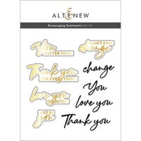 Altenew - Dies - Encouraging Sentiments
