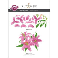 Altenew - Layering Dies - Craft A Flower - Stargazer Lily