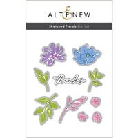 Altenew - Dies - Sketched Florals