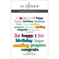 Altenew - Dies - Versatile Greetings - Set Two