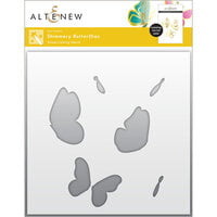 Altenew - Simple Coloring Stencil - Shimmery Butterflies