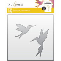 Altenew - Simple Coloring Stencil - Shimmery Hummingbirds