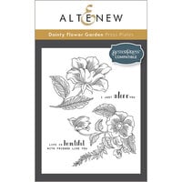 Altenew - Press Plates - Dainty Flower Garden
