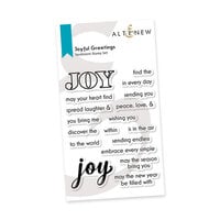 Altenew - Clear Photopolymer Stamps - Joyful Greetings