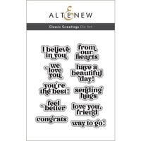 Altenew - Dies - Classic Greetings
