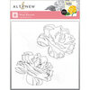 Altenew - Layering Stencil - 4 in 1 Set - Mega Blossom