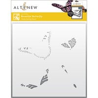 Altenew - Simple Coloring Stencil - Beautiful Butterfly