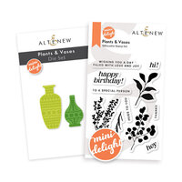Altenew - Stamp And Die - Mini Delight - Plants and Vases Bundle