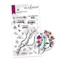 Altenew - Clear Photopolymer Stamps - Paint and Stamp Flowers