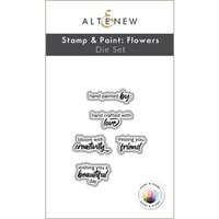 Altenew - Dies - Paint and Stamp Flowers