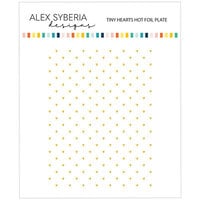 Alex Syberia Designs - Hot Foil Plate - Tiny Hearts