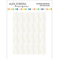 Alex Syberia Designs - Hot Foil Plate - Glowing Geometry