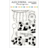 Alex Syberia Designs - Clear Photopolymer Stamps - Cheerful Panda Moments