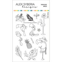 Alex Syberia Designs - Clear Photopolymer Stamps - Paradise Birds