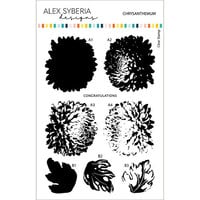 Alex Syberia Designs - Clear Photopolymer Stamps - Chrysanthemum