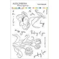 Alex Syberia Designs - Clear Photopolymer Stamps - Tulips Treasure