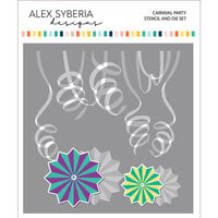 Alex Syberia Designs - Stencil and Die Set - Carnival Party