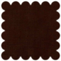 Bazzill Basics - 12x12 Scalloped Cardstock - Brown, CLEARANCE