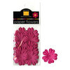 Bazzill Basics - Paper Flowers - Primula 1 Inch - Hot Pink, CLEARANCE