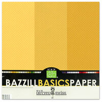 Bazzill - Dotted Swiss - 12 x 12 Cardstock Pack - 15 Sheets - Honey Trio