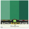 Bazzill - Dotted Swiss - 12 x 12 Cardstock Pack - 15 Sheets - Deep Sea Trio