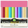 Bazzill - Dotted Swiss - 12 x 12 Cardstock Pack - 60 Sheets - Assorted