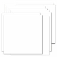 Bazzill Basics - 12 x 12 Cardstock Pack - Smooth Texture - Double Thick - White - 15 Pack