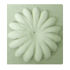 Bazzill Basics - Bazzill Blossoms - 3 inch - White
