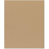 Bazzill Basics - 8.5 x 11 Cardstock - Canvas Texture - Fawn