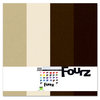 Bazzill - Fourz Multi-Packs - 12 x 12 - Brown