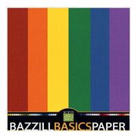 Bazzill - 12 x 12 Cardstock Pack - 30 Sheets - Rainbow