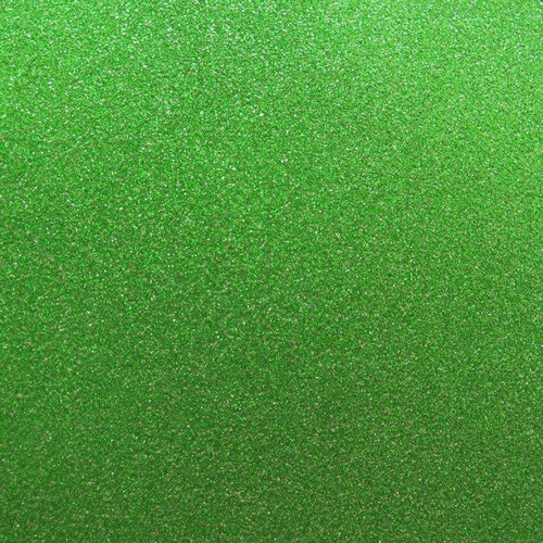 American Crafts Neon Glitter Cardstock 12x12 Green