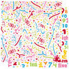 Best Creation Inc - Let's Party! Collection - 12 x 12 Double Sided Glitter Paper - Confetti