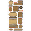BasicGrey - Basic Kraft Collection - Cardstock Stickers - Labels