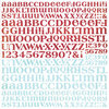 BasicGrey - Eskimo Kisses Collection - Christmas - 12 x 12 Alphabet Stickers, CLEARANCE