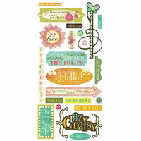 BasicGrey - Hello Luscious Collection - Cardstock Stickers - Title