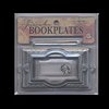 BasicGrey Jumbo Book Plates - Square - Pewter, CLEARANCE