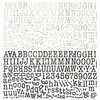 BasicGrey - Out of Print Collection - 12 x 12 Alphabet Stickers