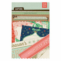 BasicGrey - 25th and Pine Collection - Christmas - Journaling Cards - Snippets