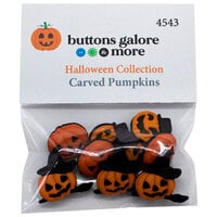 Buttons Galore and More - Embellishments - Button Theme Packs - Halloween - Carved Pumpkins