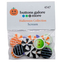 Buttons Galore and More - Embellishments - Button Theme Packs - Halloween - Scream