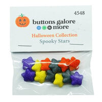Buttons Galore and More - Embellishments - Halloween - Spooky Stars