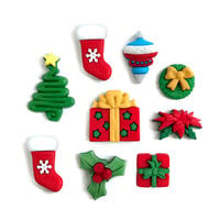 Buttons Galore and More - Embellishments - Button Theme Packs - Christmas - Hung With Care