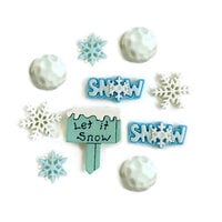 Buttons Galore and More - Embellishments - Button Theme Packs - Christmas - Snow Day