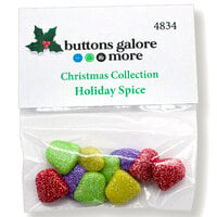 Buttons Galore and More - Embellishments - Button Theme Packs - Christmas - Holiday Spice