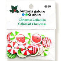 Buttons Galore and More - Embellishments - Button Theme Packs - Colors of Christmas
