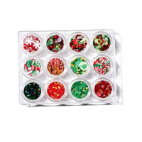 Buttons Galore and More - Embellishments - Holiday - Assorted - 12 Pack